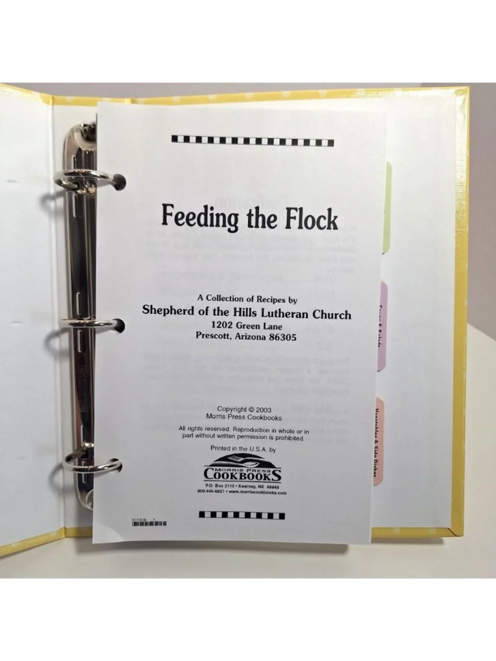 Feeding The Flock Cookbook Shepherd Of The Hills Lutheran Church Recipes
